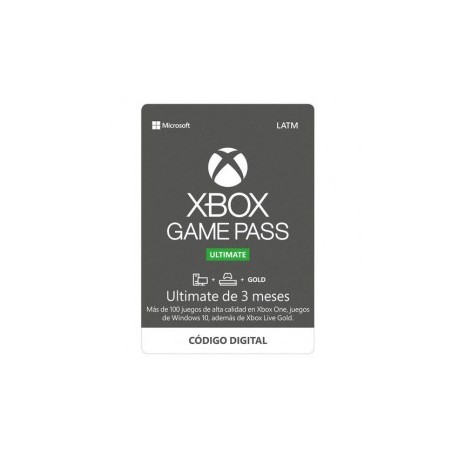 Xbox Game Pass Ultimate 3 Meses