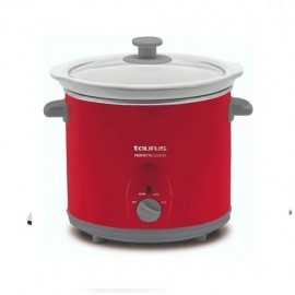 Olla de Lenta Coccion 2.84 LTS Roja Taurus...