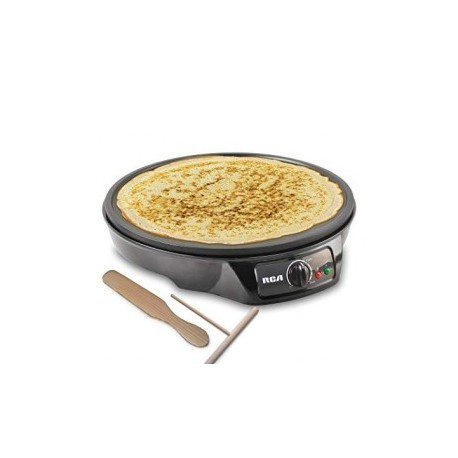Crepera Electrica Plancha Antiadherente Negro