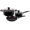 Bateria T-fal A741S584 Family Cook Negra 5...